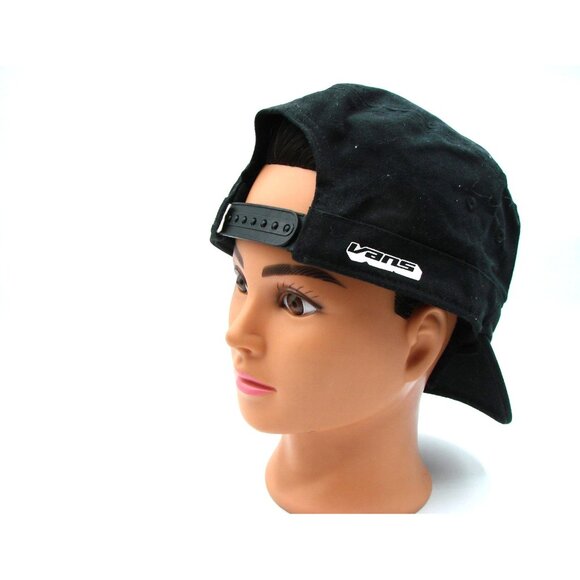 Vans Final Course Snapback Hat Black Logo Adjustable OSFM Cotton Cap VN0A47QCTV8 - Picture 6 of 13